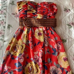 Teeze Me strapless formal dress